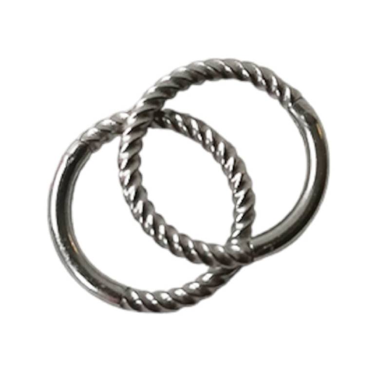 BJT245 ORECCHINI TWISTED RI SS