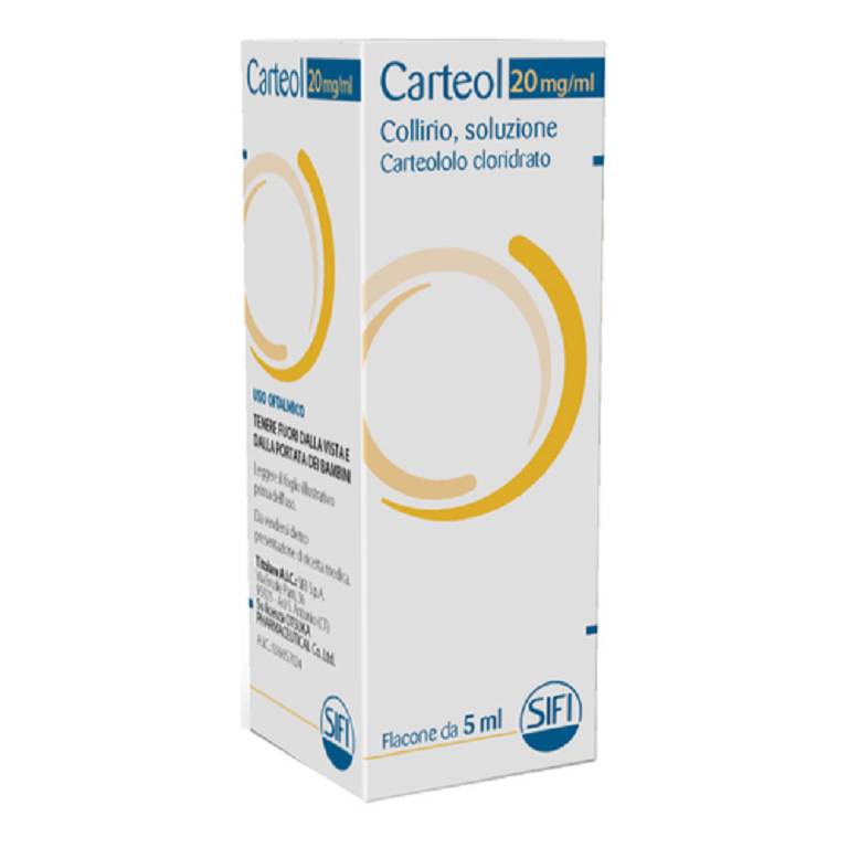 CARTEOL*COLLIRIO 5ML 20MG/ML