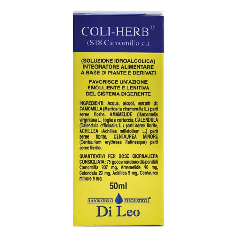 COLI-HERB S18 CAMOMILLA 50ML