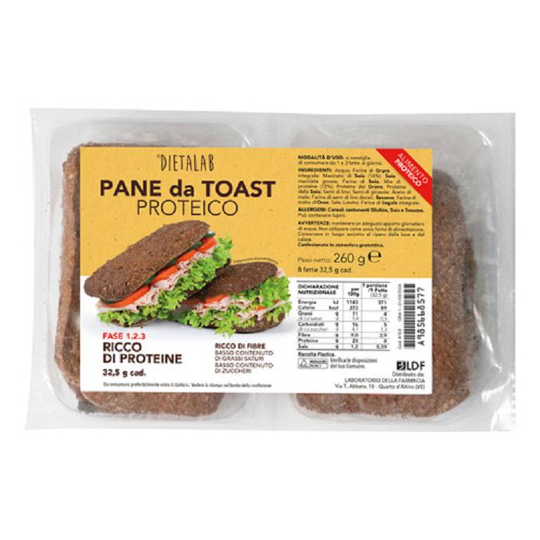 DLAB PANE TOAST PROTEICO 260G