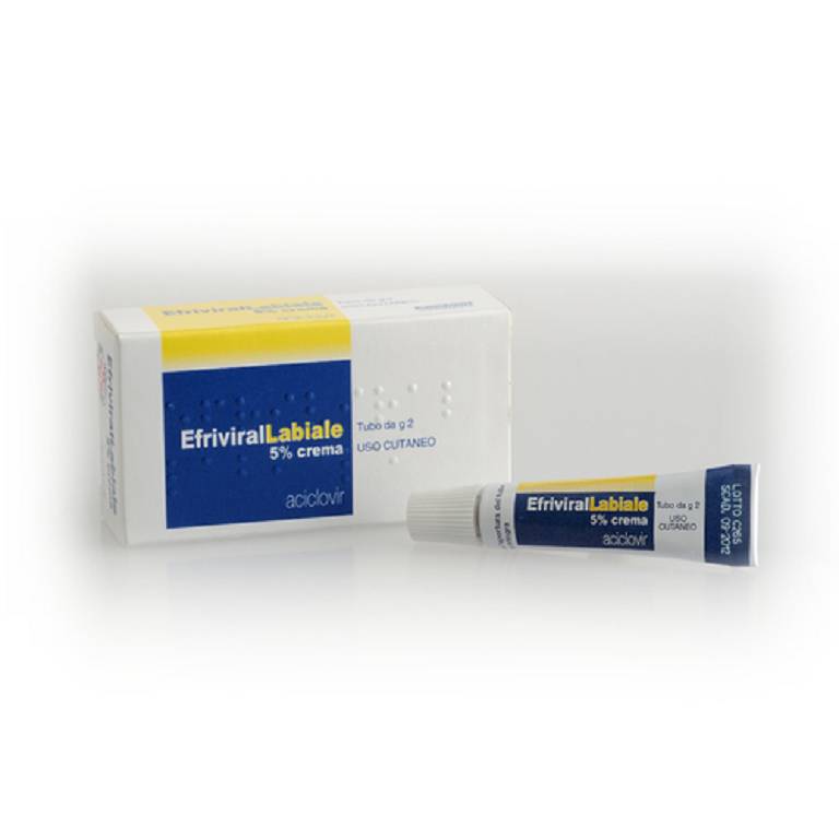 EFRIVIRALLABIALE*CREMA 2G 5%
