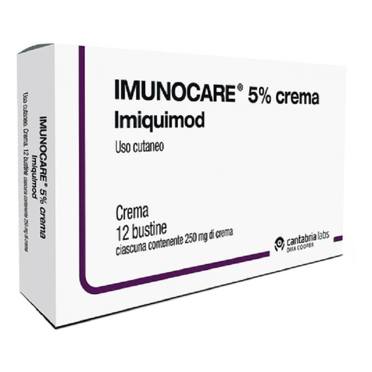 IMUNOCARE*CR 5% 12BUST 250MG
