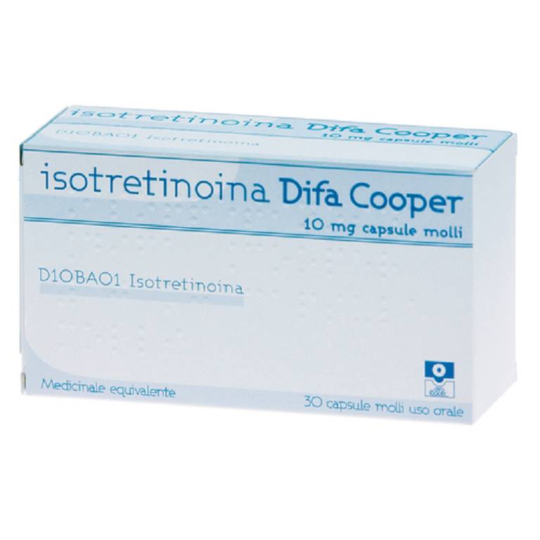 ISOTRETINOINA DIFA*30CPS 10MG
