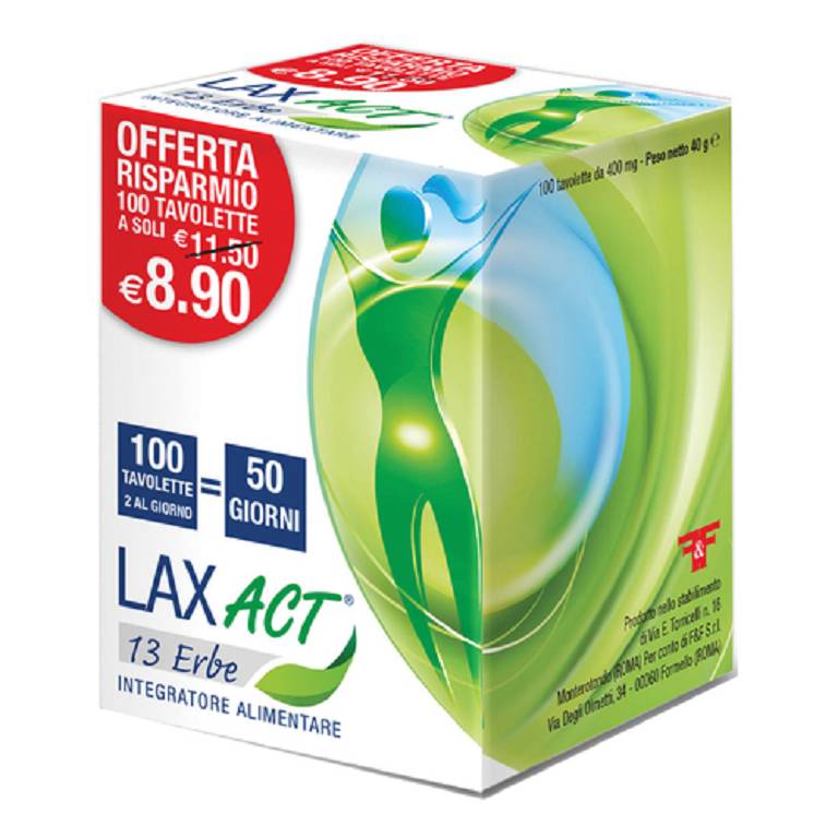 LAX ACT 13 ERBE 400MG 100TAV