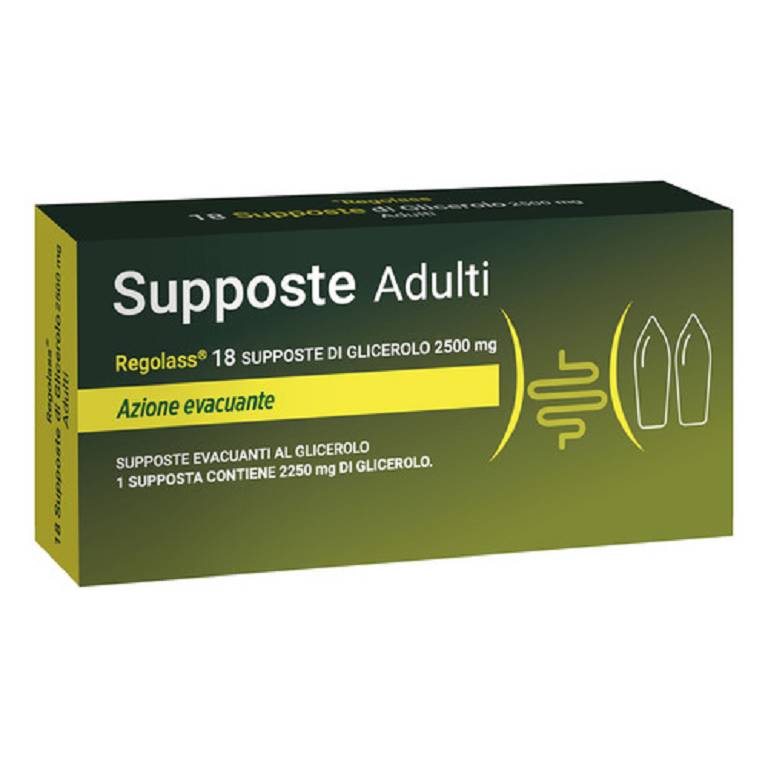 LDF SUPPOSTE GLIC 2500MG AD18P
