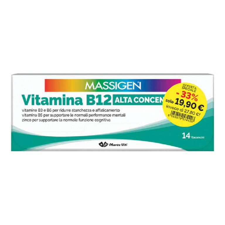 MASSIGEN VITAMINA B12 14+14FL