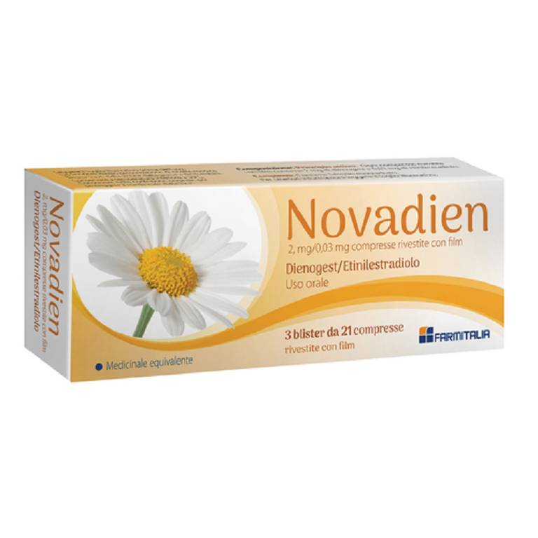 NOVADIEN*21CPR RIV 2MG+0,03MG