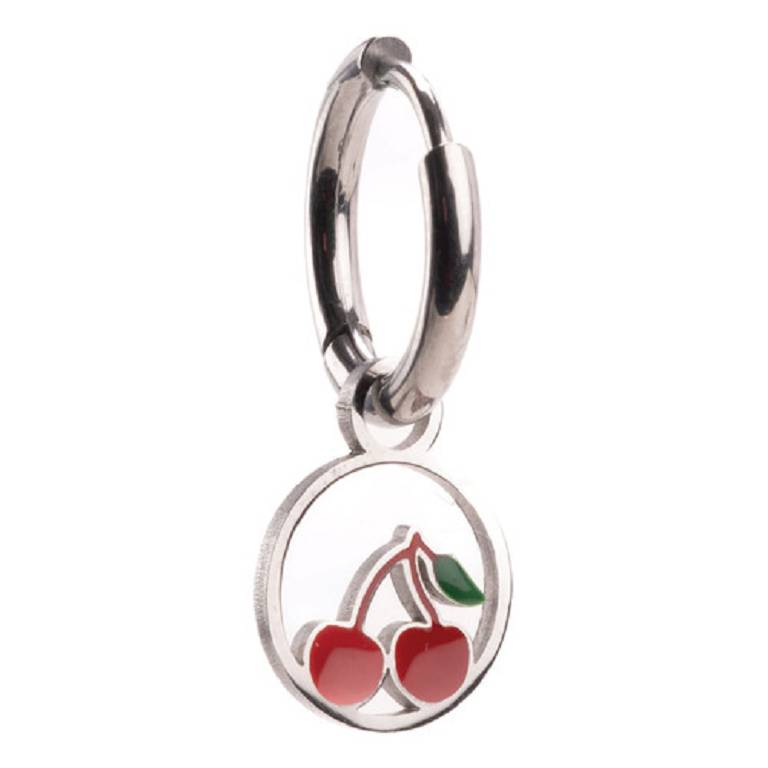 ORECCHINO HOOP ACCIAIO CIL RB