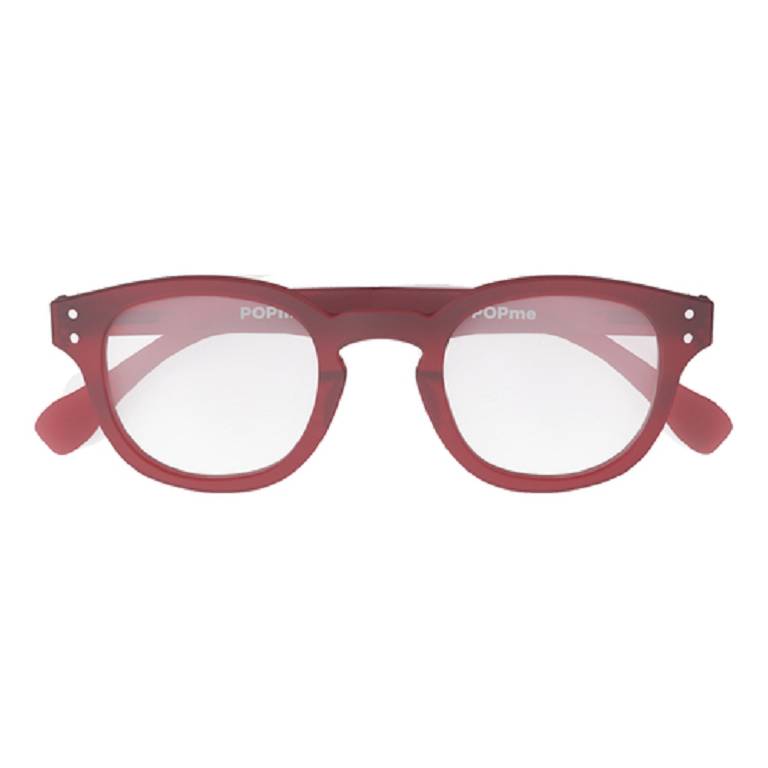 POPME GLASSES CHERRY RED +2