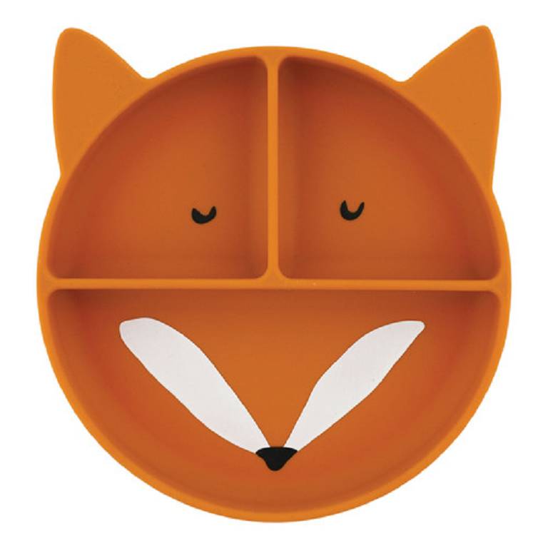 SILICONE DIVIDED PLATE MR FOX