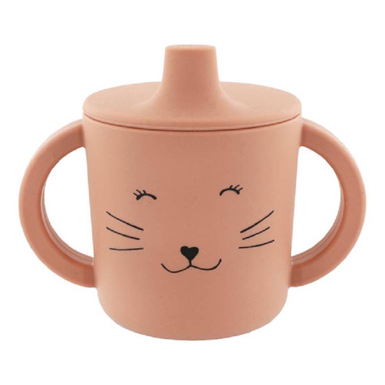 SILICONE SIPPY CUP MRS CAT
