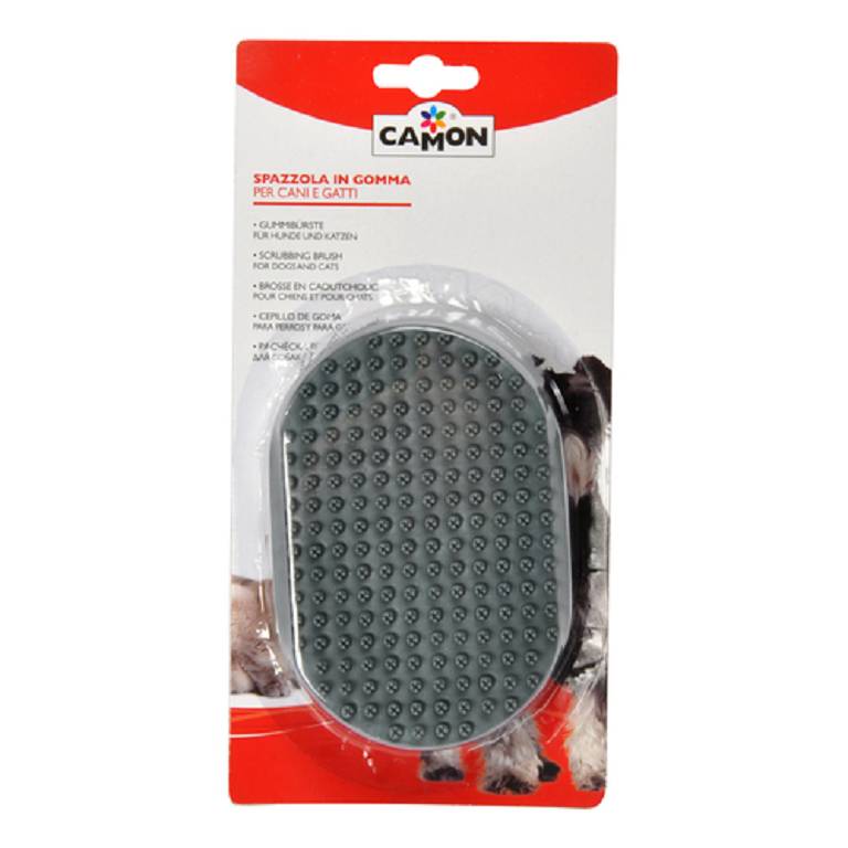 SPAZZOLA OVALE GOMMA B191/A