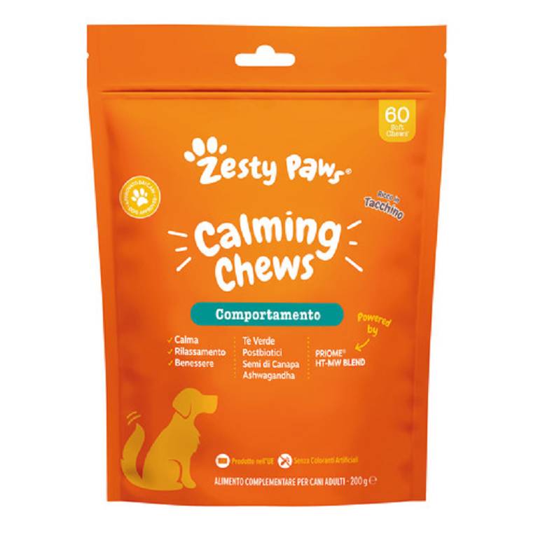 ZESTY PAWS CALMING 60CHEWS TUR